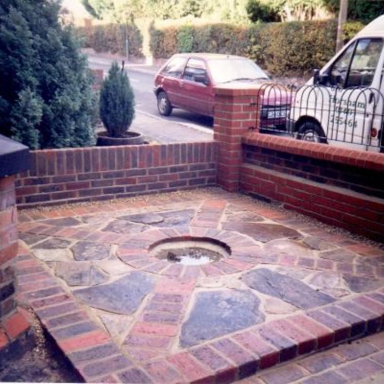 Brick Wall Garden