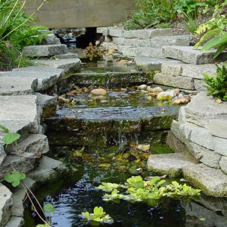 Small garden waterfall